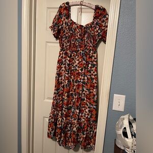 Floral Print Women's Dress